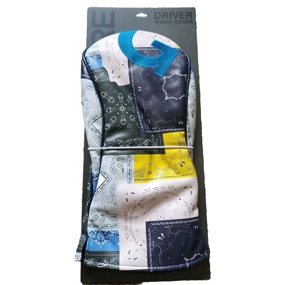 G/FORE Quarter G Bandana Velour-Lined Driver Headcover NWT - Picture 3 of 9